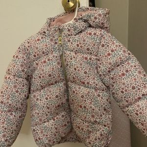 Toddler girl puffer coat